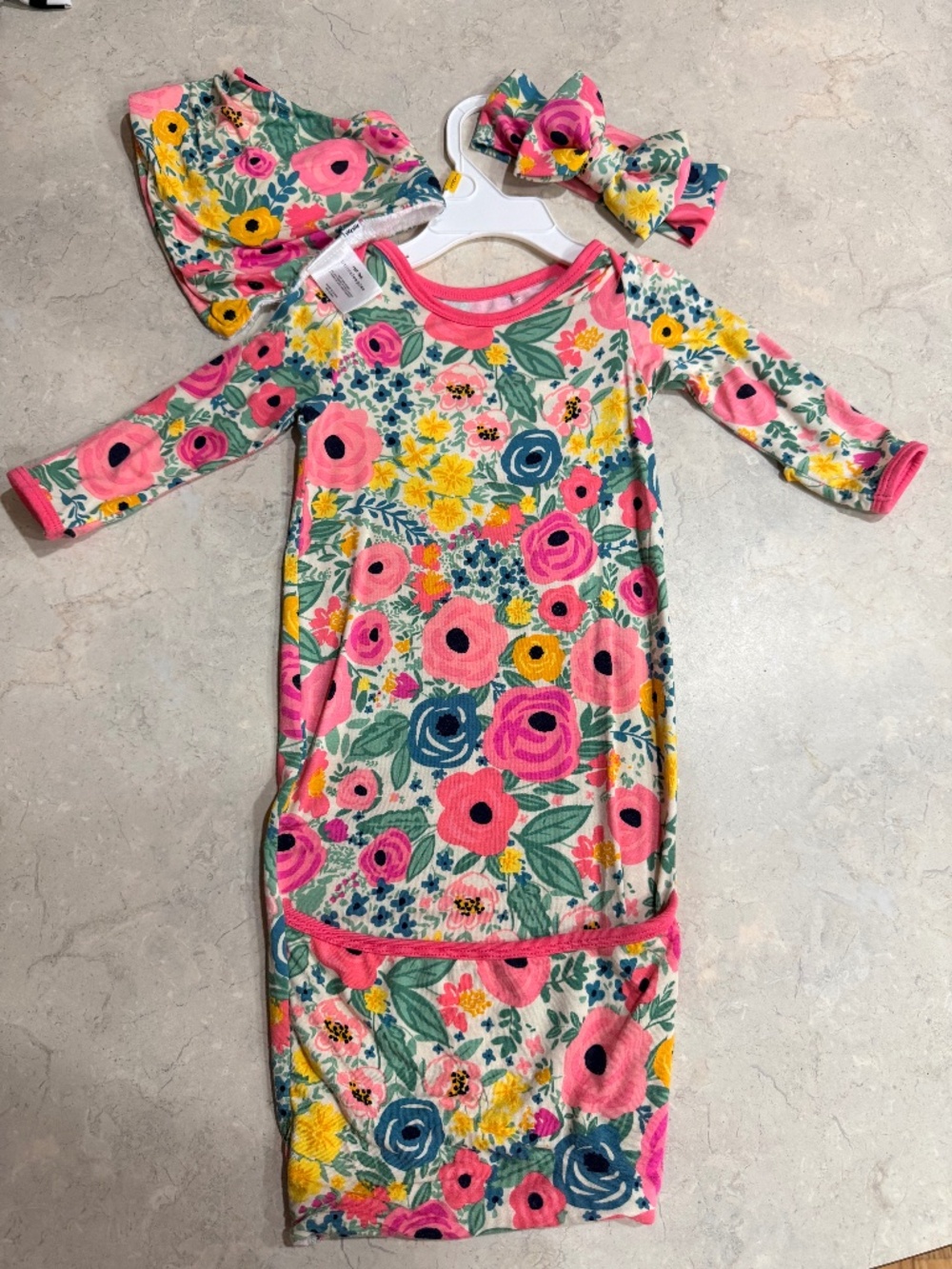 Newborn Gown Secret Garden Little Sleepies